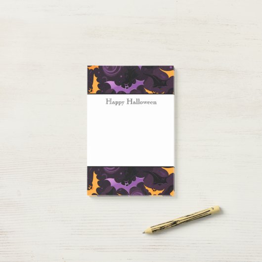 Post-it® Notes d'Halloween (Sur un bureau)
