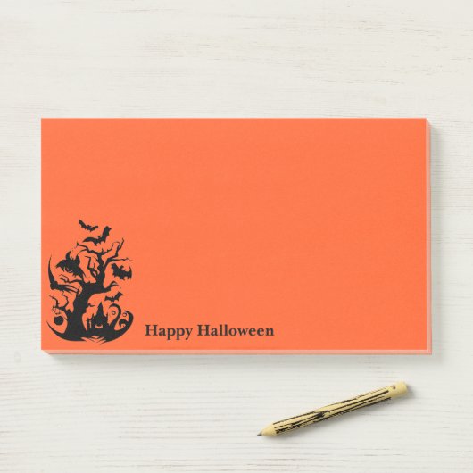 Post-it® Notes d'Halloween (Sur un bureau)