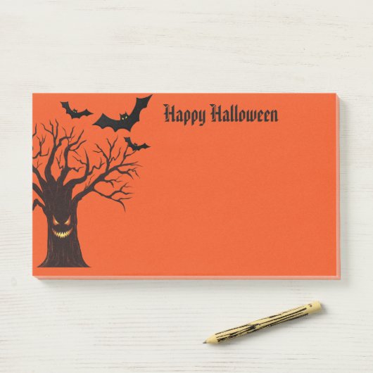 Post-it® Notes d'Halloween (Sur un bureau)