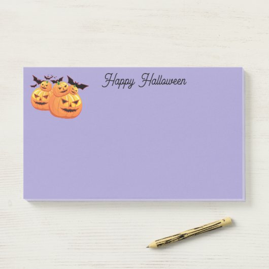 Post-it® Notes d'Halloween (Sur un bureau)
