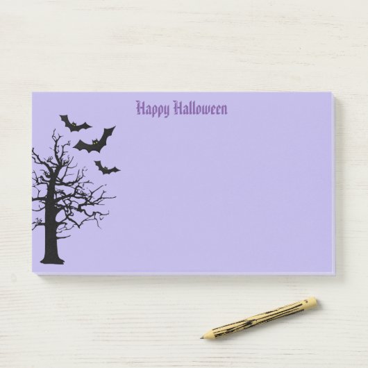 Post-it® Notes d'Halloween (Sur un bureau)