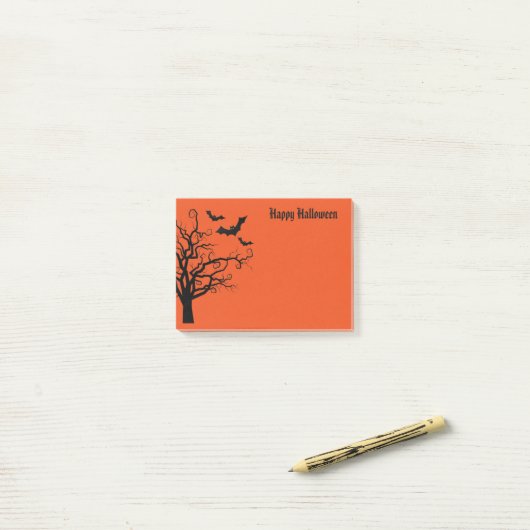 Post-it® Notes d'Halloween (Sur un bureau)