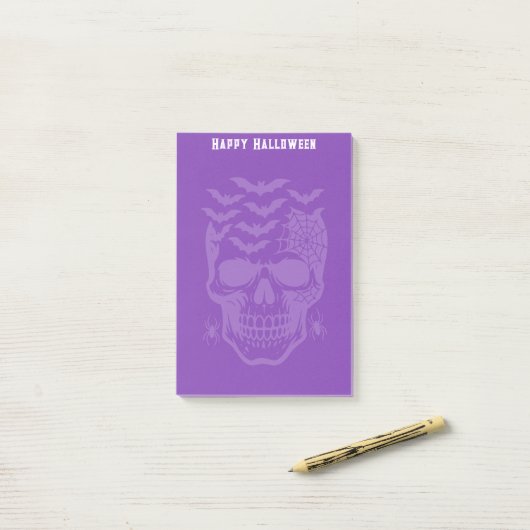 Post-it® Notes d'Halloween (Sur un bureau)
