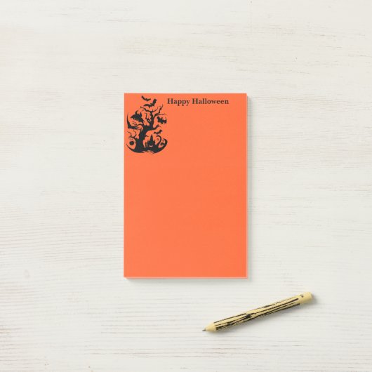 Post-it® Notes d'Halloween (Sur un bureau)