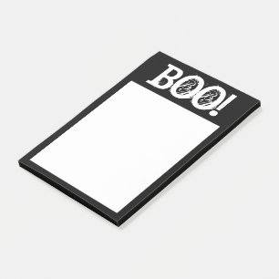 Post-it® Notes d'Halloween noir et blanc