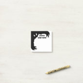 Post-it® Notes d'horreur personnalisées d'Halloween drôle | (Sur un bureau)