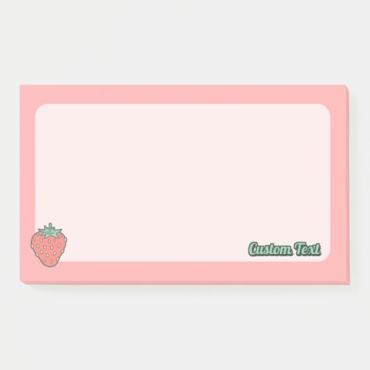 Post-it® Notes d'icône de fraise (Devant)