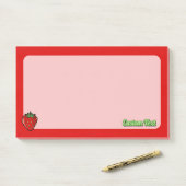 Post-it® Notes d'icône de fraise (Sur un bureau)