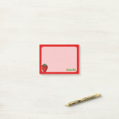 Post-it® Notes d'icône de fraise (Sur un bureau)