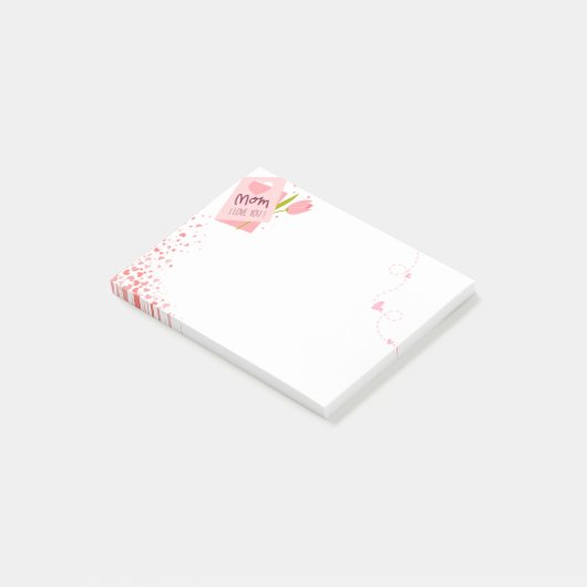 Post-it® notes d'idée cadeau de maman imprimable (Incliné)
