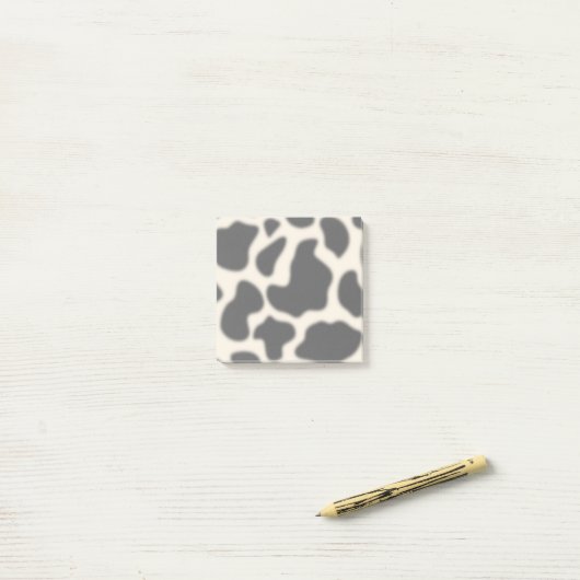 Post-it® Notes d'impression de la vache (Sur un bureau)