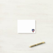 Post-it® Notes d'indicateur Usa (Sur un bureau)