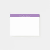 Post-it® Notes d'information pourpres faites sur commande (Devant)