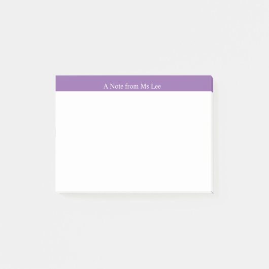 Post-it® Notes d'information pourpres faites sur commande (Devant)