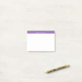 Post-it® Notes d'information pourpres faites sur commande (Sur un bureau)