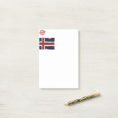 Post-it® Notes d'Islande  (Sur un bureau)