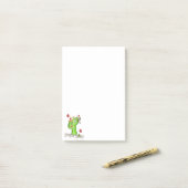 Post-it® Notes d'oiseau de cactus (Sur un bureau)