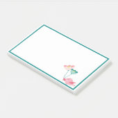 Post-it® Notes d'oiseaux et de fleurs (Incliné)