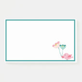 Post-it® Notes d'oiseaux et de fleurs (Devant)