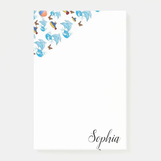 Post-it Notes Dolfijn (Voorkant)