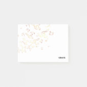 Post-it® Notes d'or de musique (Devant)