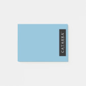 Post-it® Notes - droite noire de logo (Devant)