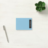 Post-it® Notes - droite noire de logo (Bureau)