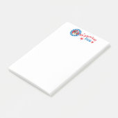 Post-it® Notes du billet du Patriotique Cardigan Welsh Corg (Incliné)