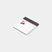 Post-it® Notes du Bloc-notes Retro Cherry (Incliné)