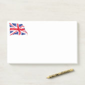 Post-it® Notes du British Flag (Sur un bureau)