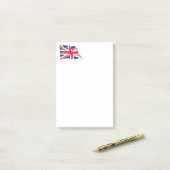Post-it® Notes du British Flag (Sur un bureau)