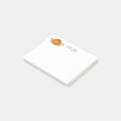 Post-it® Notes du Citrouille d'automne (Incliné)
