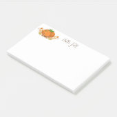 Post-it® Notes du Citrouille d'automne (Incliné)