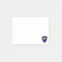 Notes du drapeau suédois