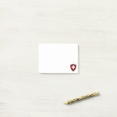 Post-it® Notes du drapeau suisse (Sur un bureau)
