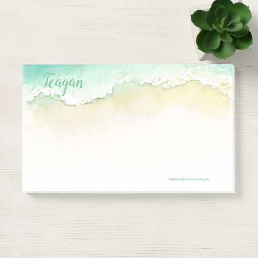 Post-it® Notes du Gulfshore des eaux d'émeraude (Bureau)