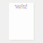 Post-it® Notes du poste principal adjoint (Devant)