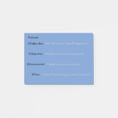 Post-it® Notes du SOAP pour les étudiants en thérapie (Devant)