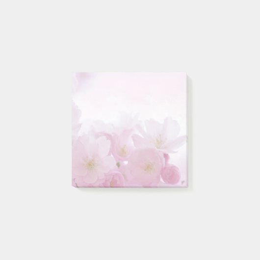 Post-it® Notes d'un billet sur la floraison rose (Devant)
