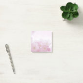 Post-it® Notes d'un billet sur la floraison rose (Bureau)