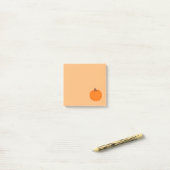 Post-it® Notes d'un Citrouille orange (Sur un bureau)
