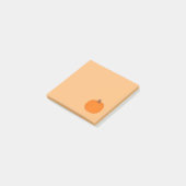 Post-it® Notes d'un Citrouille orange (Incliné)