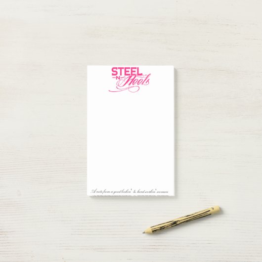 Post-it® Notes d'un collègue féminin (Sur un bureau)