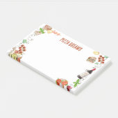 Post-it® Notes d'un rêve de pizza (Incliné)