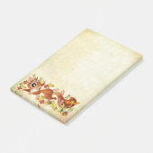 Post-It Notes Écureuil joueur 4x6 (Incliné)