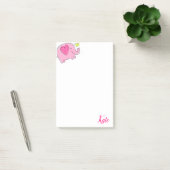 Post-it Notes Eléphant Rose (Bureau)