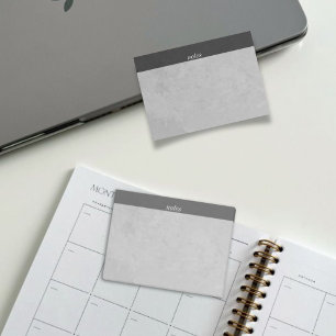 Post-it® "Notes" en gris minimal pour un usage personnel et
