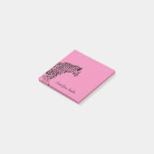 Post-it® Notes en jaguar rose personnalisées (Incliné)