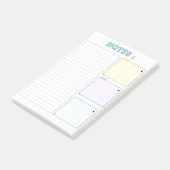 Post-it® Notes en papier couleur moderne (Incliné)
