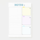 Post-it® Notes en papier couleur moderne (Devant)